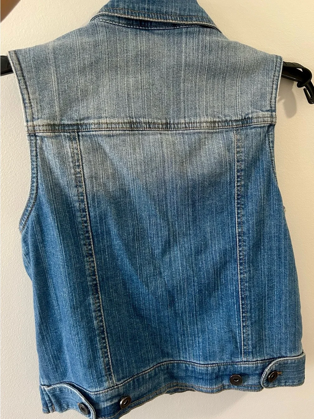 Fire Los Angeles Light Blue Studded Denim Vest